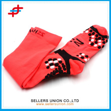 Chaussettes de football légères avancées de couleur vive/chaussettes de sport à pointes en tricot mélangé pour hommes